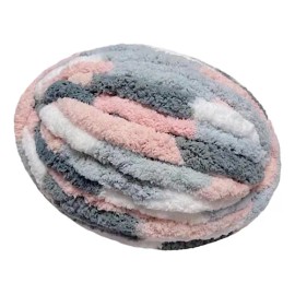 Hilados Gruesos Y Gruesos Que Rellenan Los Hilados Rosa Gris