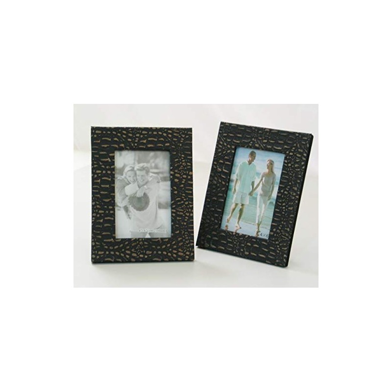 Set of 2 Stylish Crocodile Design Picture Frames Gift Idea