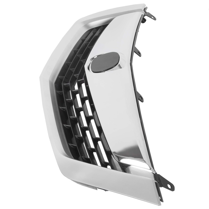HECASA Front Grille Compatible with 2009 2010 ACURA TSX Silver