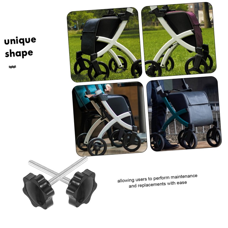 Healvian 1set Walker Replacement Knobs Pad for Enhanced Stability Drive