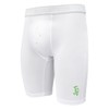 Kookaburra Unisex-Youth Kb Compression Lite Cricket Skin Fit Shorts, White,