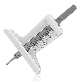 KEAIDUO Tire Depth Gauge, Stainless Steel, Storage Bag Included, Tire Groove Measurement, Gauge, Tread, Manual Measurement Range: 0-2.0 inches (0-50 mm)