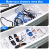 Coideal Leather Cable Ties Organizer, 20 Pcs Earphone Cable Straps