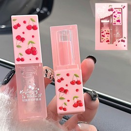 Moisturizing Lip Oil Lip Balm Set, Hydrating Nourishing Lip Balm Clear Lipgloss Makeup, 2 PCS Vitamin E Repair Smooth Treatment for Cracked Dry and Chapped Lips Gift for Women