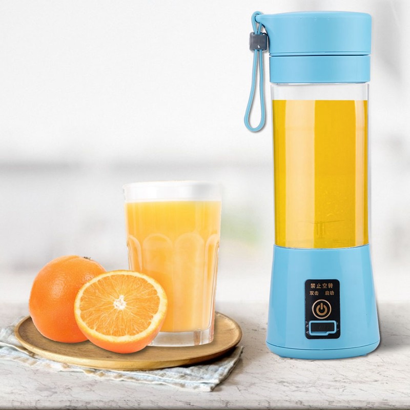 USB Portable Electric Fruit Juice Blender Machine Juice Extractor Double