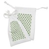 Ambesonne Irish Fabric Pouch Set of 2, 4 Leaf Shamrock