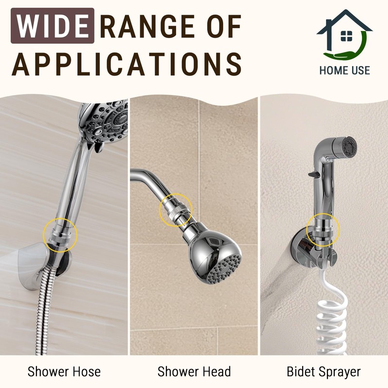 G-Promise All Metal Shower Head Shut Off Valve, G1/2" Shower