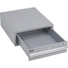 Global Industrial Stacking Workbench Drawer, Gray, 6"H