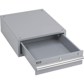 Global Industrial Stacking Workbench Drawer, Gray, 6"H
