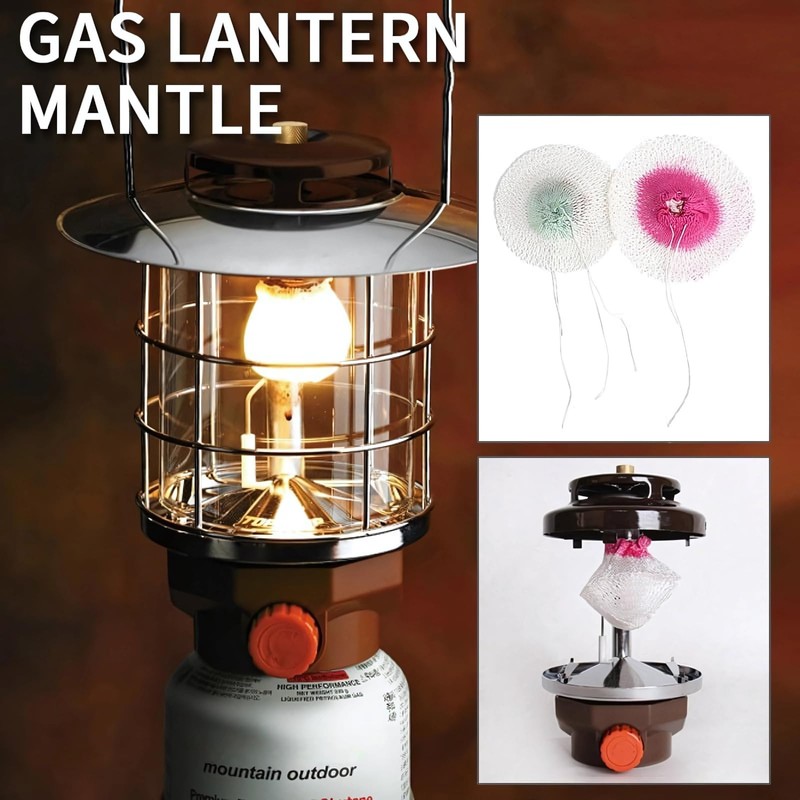 Pack of 5 Mantle, Double-cut Bag, Socks, Lanterns, Gas Lanterns,