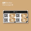 QR-Code Sticker Labels with Smartphone App for Retrieving the Contents