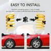4PCS Rubber Coil Spring Spacers,Heavy Duty Front Coil Spring Booster