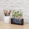 RLAVBL 5x7 Picture Frame Set of 2, Rustic Glass Photo