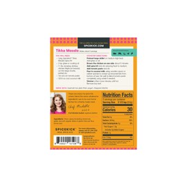 Spicekick Tikka Masala Seasoning Packets (4 pack) | Chicken Tikka Masala Seasoning Mix, Tikka Masala Spice Packet