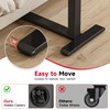 Okin Overbed Bedside Table with Wheels, Adjustable Medical Tilt Top