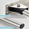 FlySkip Fold Down Grab Bar - 24" Stainless Steel Flip-Up