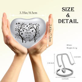 QGJNSGC Cat Urn Dog Animal Urns for Dogs Heart Shape Pet Urn Memorial Jug Pot Ash Burial Mini Heart-shaped Urn Dog Cat Urn Animal Urns