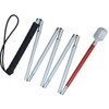 Aluminum Mobility Folding White Cane for Vision Impaired and Blind