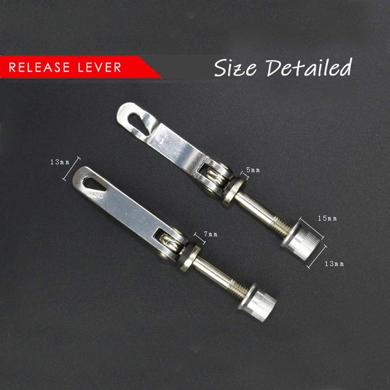 Bike Alloy Seat Post Quick Release Pin Bike Seat Clamp