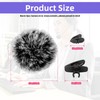 Dead Cat Mic Cover, Mini Wireless Furry Windscreen Cover Set