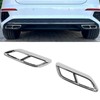 2PCS Exhaust Muffler Tail Pipe Cover Left Right Decorative Tail