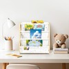 Set of 2 Solid Wood Toddler Bookshelf for Ages 1-4