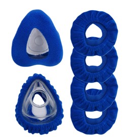 playWooWgo 6 Pack Mask Liners Compatible with Large Size CPAP Full Face Mask Comfort Reusable Cushion Mask Covers Absorbs Facial Oils and Moisture Improve The Comfort of Wearing The Mask (Large Size)