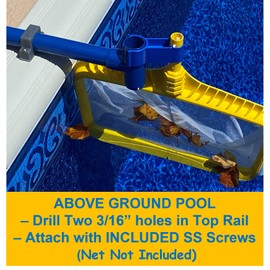 Leaf Bone - Above Ground Pool Leaf Skimmer Kit (Net NOT Included)