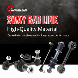HZGEBTECH Front Suspension Stabilizer Bar Link - (2X) Sway Bar Automotive Replacement Sway Bar Link Kits fits F53 1997 1996 1995 1994 fits F59 1994