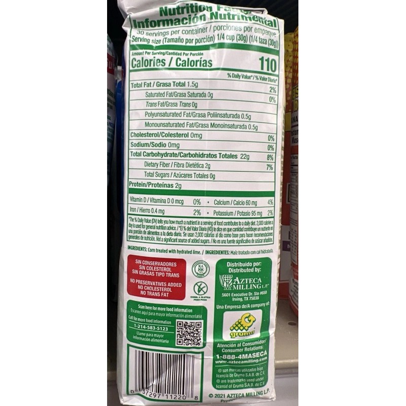 MASECA 5 MASECA Blue Corn Instant Masa Flour - Masa