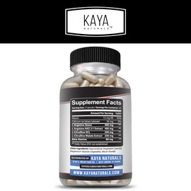 Kaya Naturals - Nitric Blast Potent All-Natural Herbal Supplement for Maximum Health Benefits | Pre-Workout | Increased Energy | Improved Nighttime Performance (60 Count (Pack of 1)