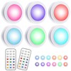 AnyEnjoy Puck Lights with Remote,13 Colors Changeable LED Puck lightings