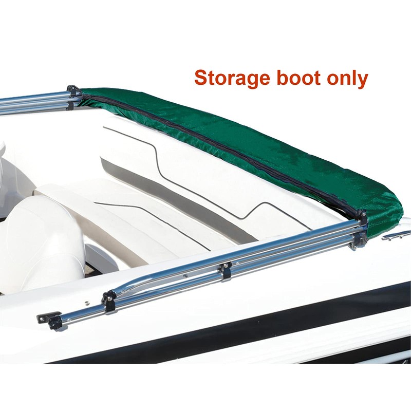 Savvycraft Bimini Top Storage Boot 61"-66" Width Green Color, Waterproof