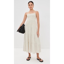 Z SUPPLY Women's Balos Striped Dress, Natural, M