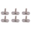 6pcs 304 Stainless Steel M6 Threads Kayak Rail/Track Screws &
