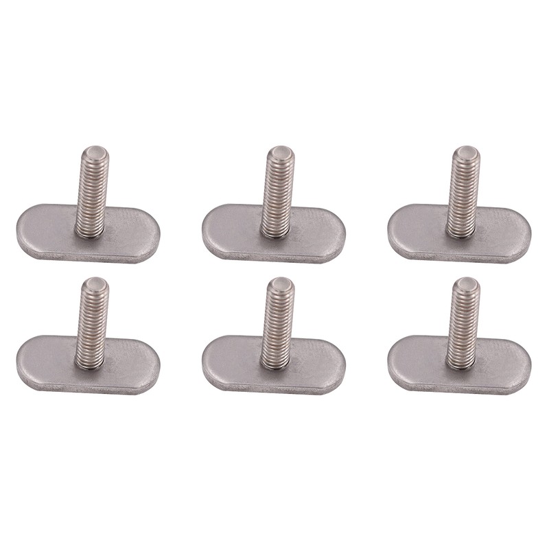 6pcs 304 Stainless Steel M6 Threads Kayak Rail/Track Screws &