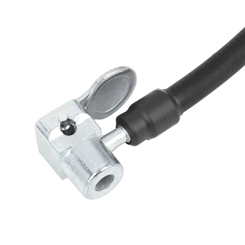 X AUTOHAUX 100cm Tire Chuck Inflator Pump Hose Adapter Valve