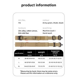 Velmoriah Premium Tactical Dog Collar for Large Dogs, Adjustable Military Nylon Dog Collar Control Handle and Heavy-Duty Metal Buckle for Medium Large Breeds (XL)