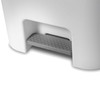 Sterilite 11.9 Gallon Rectangular Step On Kitchen Plastic Indoor Wastebasket