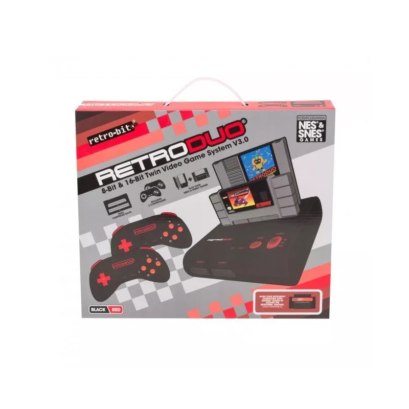 Retro-Bit NES SNES Retro-Bit Retro Duo Twin Video Game System,