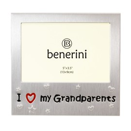 benerini I Love My Grandparents ' - Photo Picture Frame Gift - 5 x 3.5
