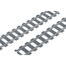 Steinchenshop City set of rail building blocks, curves, soft, straight, compatible with the market leader