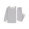 Petit Bateau Boys Pyjamas, White Marshmallow / Blue Tuxedo