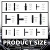 94PCS 5Ft Vacuum Hose Automotive Set,6 Sizes 3/8",5/16",1/4",3/16",5/32",1/8" Silicone Vacuum
