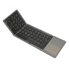 Wireless Folding Keyboard Touchpad USB Charge BT3.0 Auto Sleep Slim