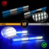 LRTER 2x17.7 Emergency Dash Lights Interior Windshield Strobe Volunteer Firefighter