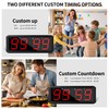 2.1-inch 4-Digit Quick Gym Timer, Suitable for Fitness Training, Event