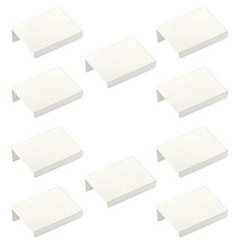 Blankett Jane Ral 9003 Screw Back Handle 50 mm White Pack of 10 Sotech