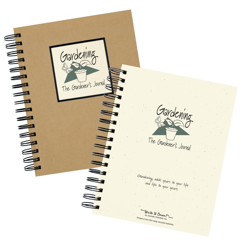 Write it Down series by Journals Unlimited, Guided Journal, Gardening,