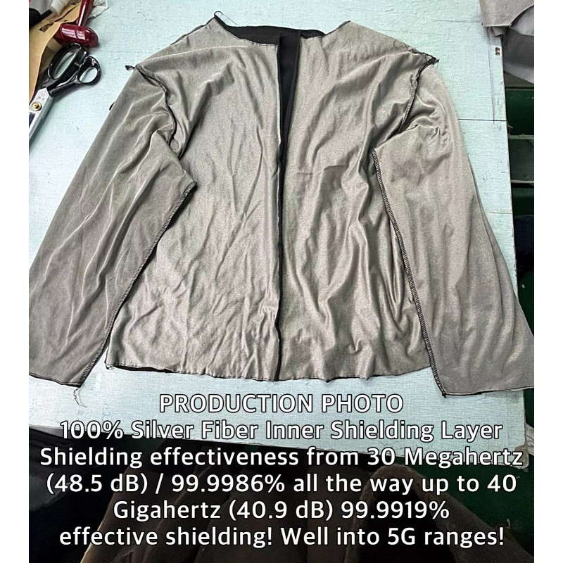 EMF Hoodie RF Blocking Hoodie - Extremely High Shielding Capacity